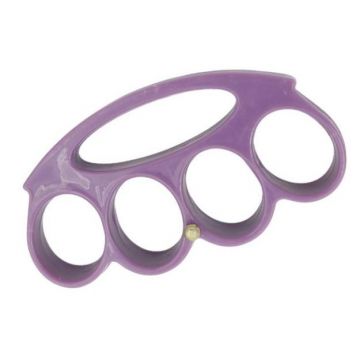 Purple Plastic Adorable Buckle Knuckle KT-809PPU